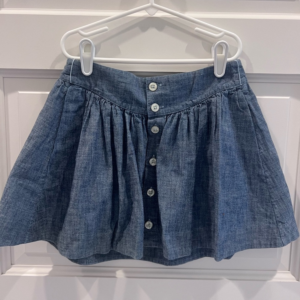 Ralph Lauren Girls Blue Mini Skirt